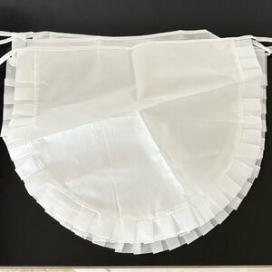 White Pleated Aprons